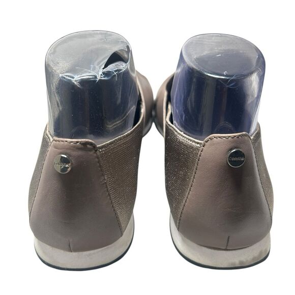 Calvin Klein Brown Casual Slip On Comfort Shoe Size 8.5 Work Athletic Career - Picture 7 of 11